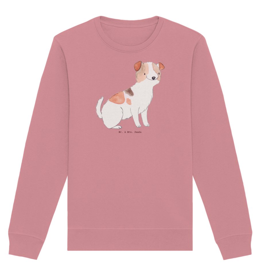 Mr. & Mrs. Panda Longpullover Größe M Jack Russell Terrier Moment - Canyon Pink - Geschenk, Hundera (1-tlg) von Mr. & Mrs. Panda