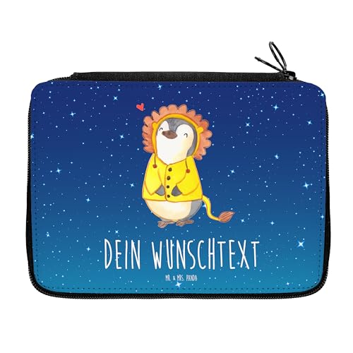 Mr. & Mrs. Panda Personalisierte Federmappe Löwe Astrologie - Personalisierte Geschenke, Motiv, Tierkreiszeichen, Personalisierte Stiftetasche, von Mr. & Mrs. Panda