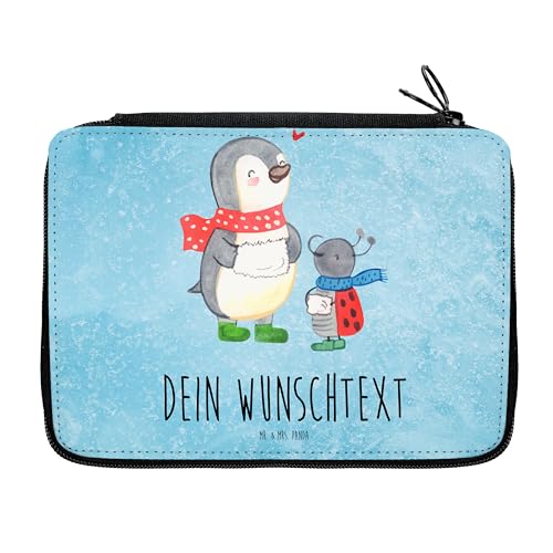 Mr. & Mrs. Panda Personalisierte Federmappe Smörle Winterzeit - Personalisierte Geschenke, Weihnachtszeit, Federmappe Einschulung, Stifterolle mit von Mr. & Mrs. Panda