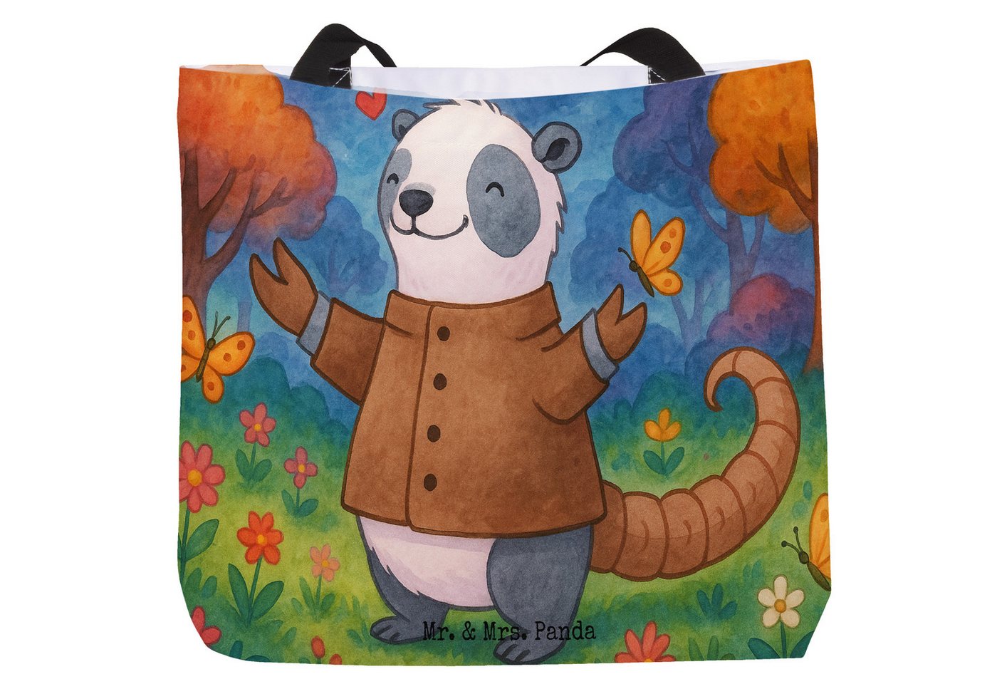 Mr. & Mrs. Panda Shopper Skorpion Astrologie Design, Shopper, Weiß, Schultertasche, Ausflug, S (Packung, 1-tlg) von Mr. & Mrs. Panda