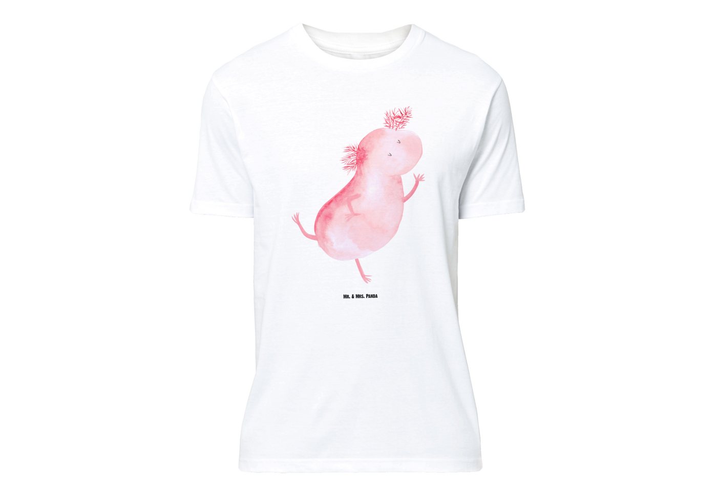 Mr. & Mrs. Panda T-Shirt Axolotl Tanzen, Nachthemd, Damen, Frauen, Sprüche, (1-tlg) von Mr. & Mrs. Panda