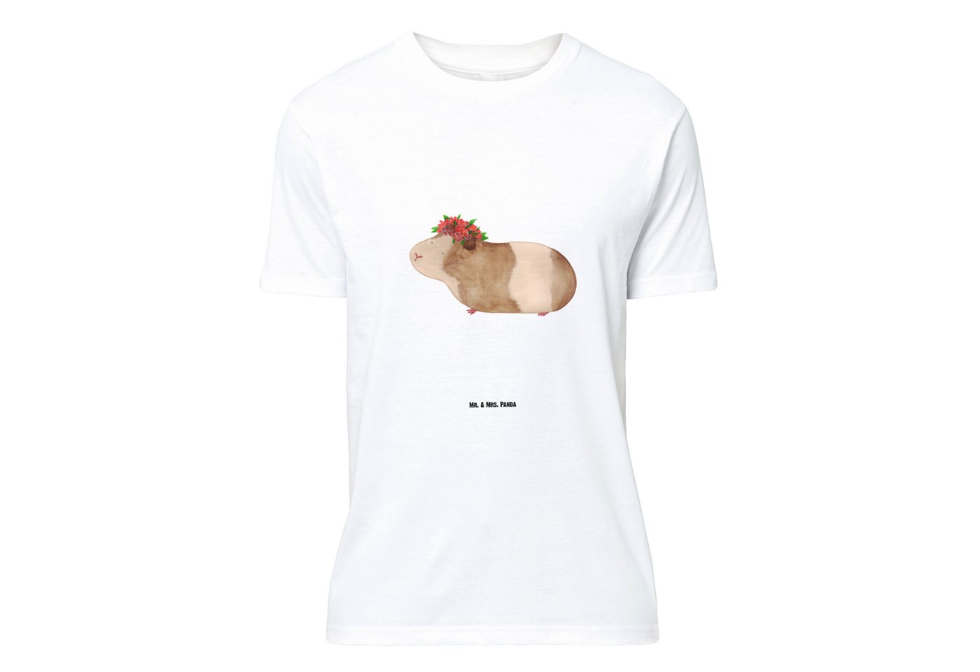 Mr. & Mrs. Panda T-Shirt Meerschweinchen Weisheit - Weiß - Geschenk, Männer, Jubiläum, Tiermot (1-tlg) von Mr. & Mrs. Panda