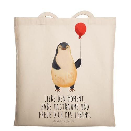 Mr. & Mrs. Panda Tragetasche Pinguin Luftballon - Geschenk, Motivation, Badetasche, Neustart, Schultertasche, Kind, Geschenkidee, Stofftasche, Mr. & Mrs. Panda Tragetasche Pinguin Luftballon - Geschenk, Motivation, Badetasche, Neustart, Schultertasche, Kind, Geschenkidee, Stofftasche, von Mr. & Mrs. Panda
