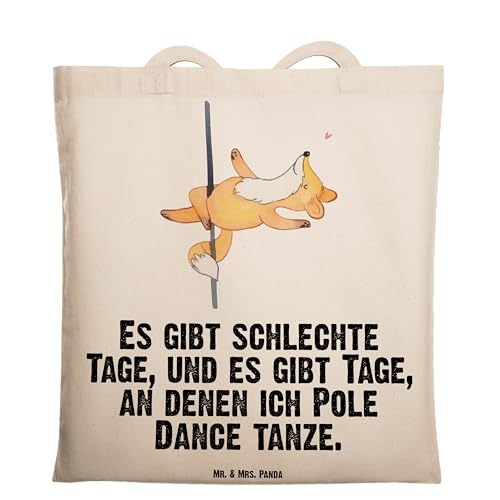 Mr. & Mrs. Panda Tragetasche Poledance Tage - Geschenk, Jutebeutel, Tanz, Pole Dance, Gewinn, Sportler, Auszeichnung, Tanzen, Beuteltasche, von Mr. & Mrs. Panda