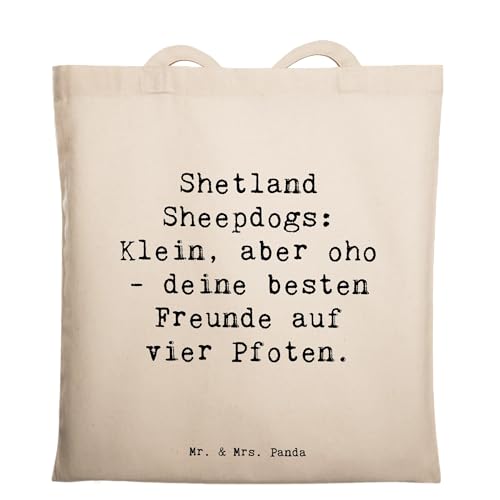 Mr. & Mrs. Panda Tragetasche Spruch Shetland Sheepdog Freunde - Geschenk, Liebe, treuer Begleiter, Hunderassen Beschreibung, Schultertasche, Mr. & Mrs. Panda Tragetasche Spruch Shetland Sheepdog Freunde - Geschenk, Liebe, treuer Begleiter, Hunderassen Beschreibung, Schultertasche, von Mr. & Mrs. Panda