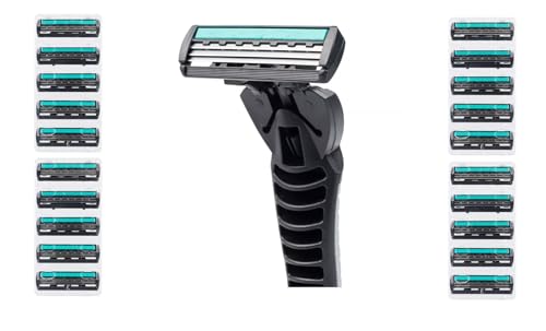 21 Rasierer für Männer, ideal für glatte, präzise Rasur, Gesichtshaarschneider, Einweg-Pflege-Rasierer für Herren von Mr.Gadget's Solutions