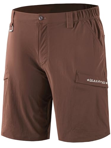 Mr.Stream Sommer Bermuda Kurze Hosen Herren Gym Shorts Sporthose kurz Quickdry Sweatshorts 3202 Brown EU XL/US L von Mr.Stream