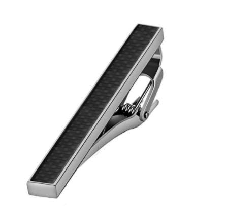 Mr.Van Herren Krawattennadel, Hochwertig Krawattenklammer Tie Clip aus Kohlefaser von Mr.Van