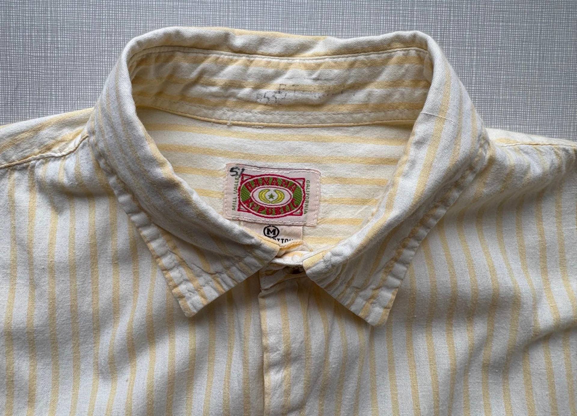 Vintage Banana Republik Hemd Aus Den 80Ern von MrBillsHaberdashery