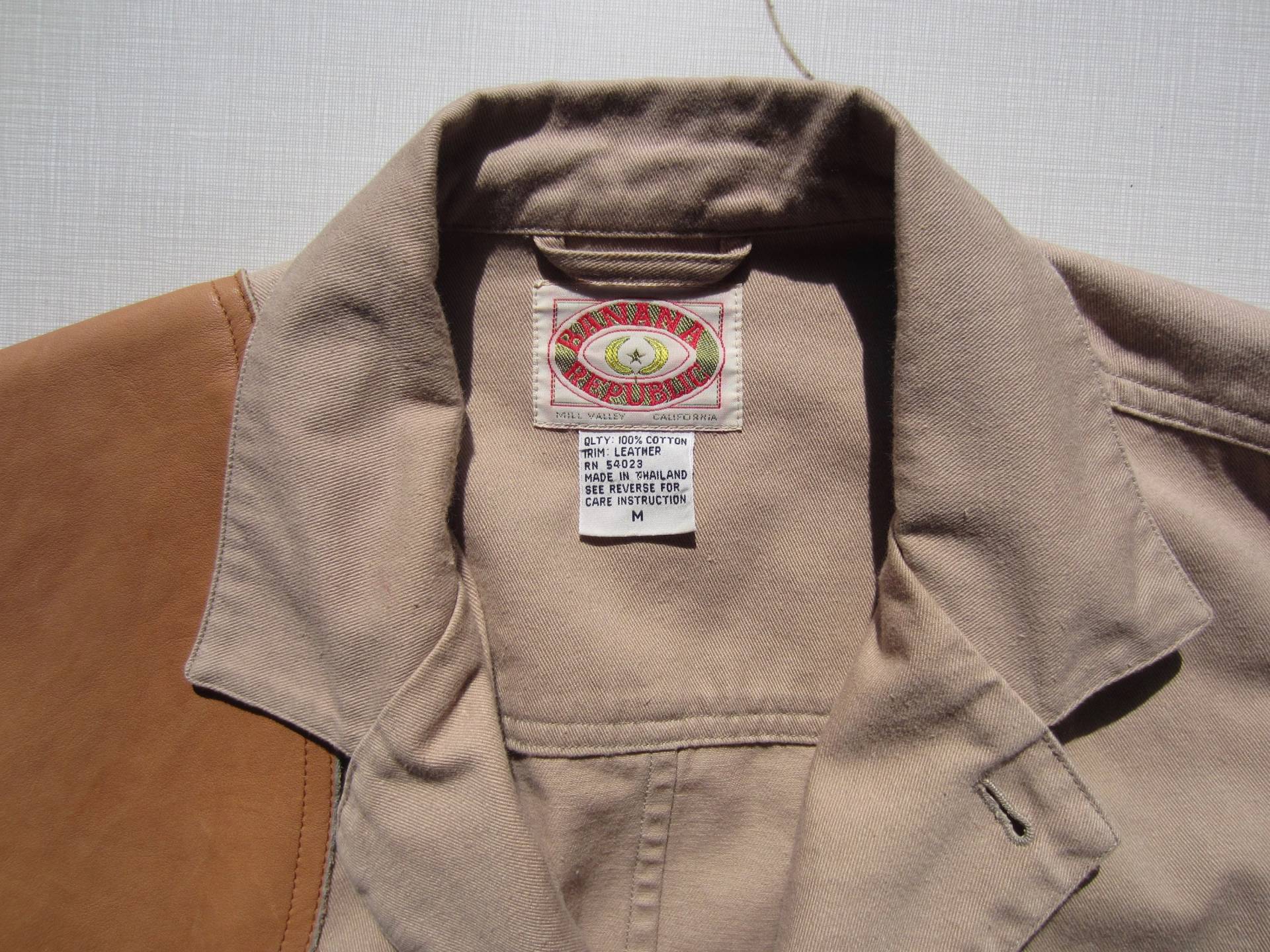 Vintage Banana Republik Safari Jacke Aus Den 80Ern von MrBillsHaberdashery