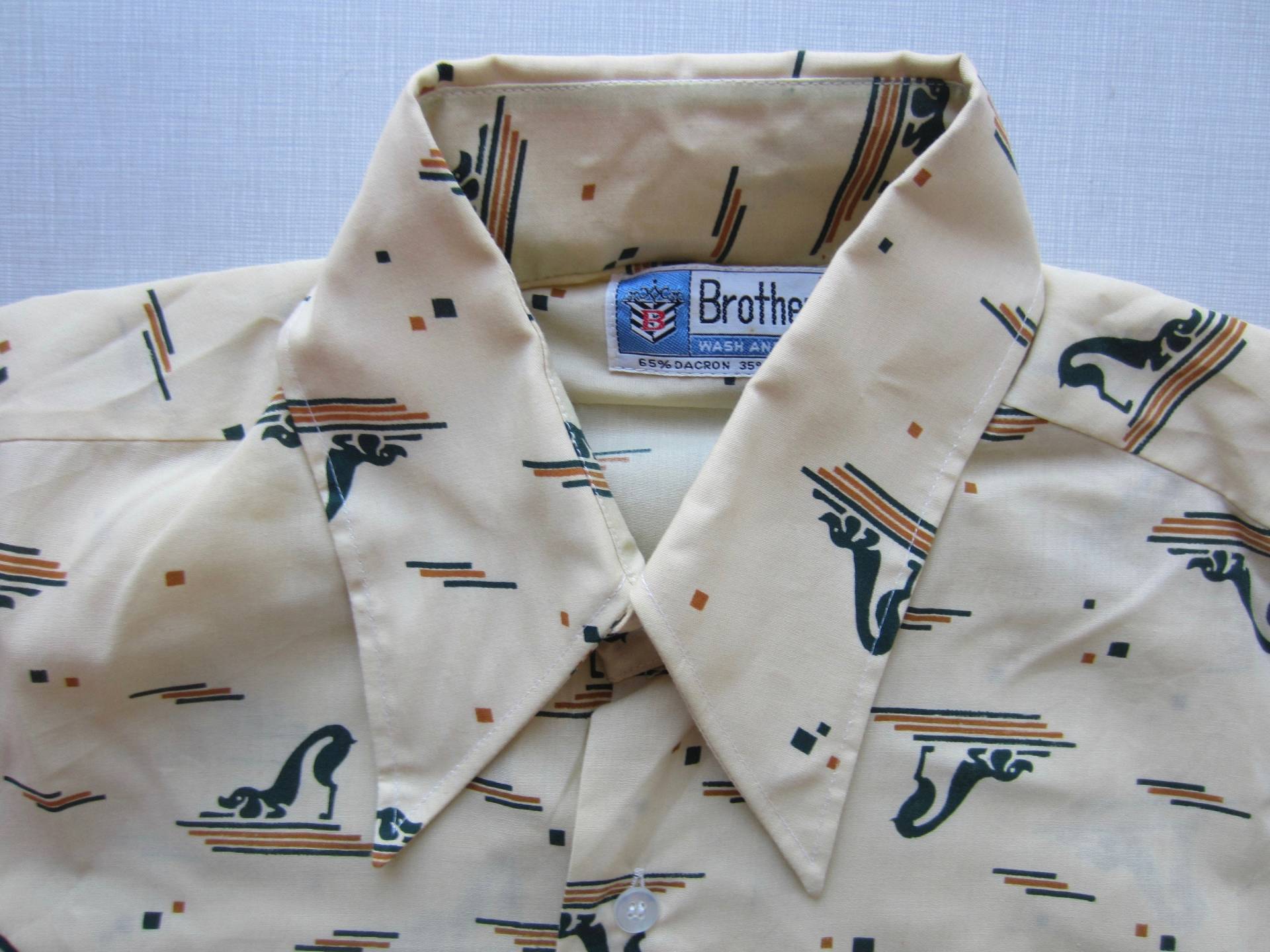 Vintage Brüder Shirt Aus Den 70Ern Vintage Brüder Shirt Aus Den 70Ern von MrBillsHaberdashery