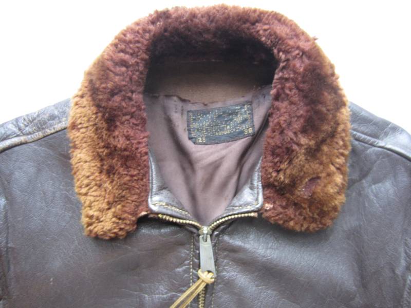 Vintage U S Navy Bomber Jacke Um Die 50Er Jahre von MrBillsHaberdashery