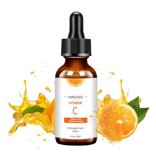20% Vitamin C Serum Gesicht - Gesichtsserum Damen - Face Serum for Women Anti Aging - Vitamin C Tropfen Hochdosiert Anti Pig-mentfl-ecken Gesicht - Anti Falten Se rum Gesichtsöl von MrCuvaryas
