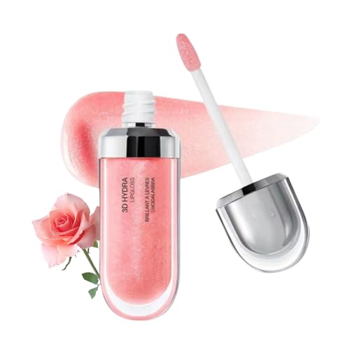 3D Hydra Lipgloss - Feuchtigkeitsspendender Pflegender Lipgloss mit 3D-Effekt - Lip Oil für Mädchen - Lip Gloss Clean Girl Pink Stuff - Lippen Produkte, Lippencreme Mit Volumeneffekt von MrCuvaryas