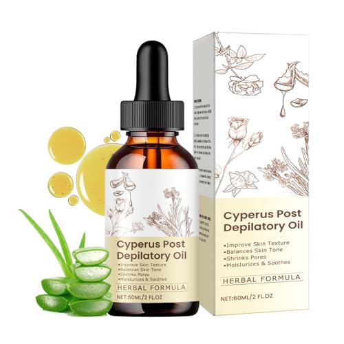 Cyperus Rotundus Öl zur Haarentfernung - Cyperus Rotundus Oil for Hair Removal - Cyperusöl Skin Serum - Natürliche Körper und Gesichts Haarentfernung für Frauen, Reduziert Haarwuchs von MrCuvaryas