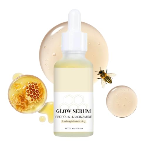 Glow Serum Propolis Niacinamid - Niacinamide Serum Gesicht - Gesichtsserum Damen - Face Se rum for Women - Feuchtigkeit Ölregulierung Porenverfeinerung Hautberuhigung von MrCuvaryas