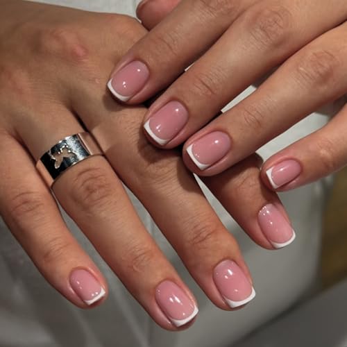MrCuvaryas Press on Nails - 24Pcs Französisch Falsche Nägel Zum Aufkleben Quadrat, French Tip Künstliche Fingernägel zum Aufkleben Acryl Full Cover für Frauen Nail Art DIY (Weiß French, 12 Größen) MrCuvaryas Press on Nails - 24Pcs Französisch Falsche Nägel Zum Aufkleben Quadrat, French Tip Künstliche Fingernägel zum Aufkleben Acryl Full Cover für Frauen Nail Art DIY (Weiß French, 12 Größen) von MrCuvaryas