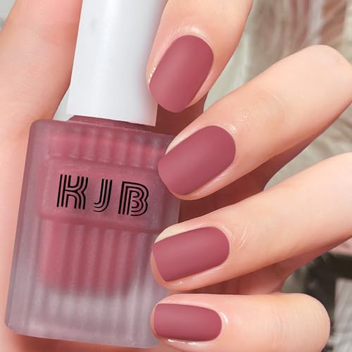 Himbeerrosa Matte Nagellacke – Schnell Trocknend Ungiftig – Langanhaltender Wasserbasierter Nagellack für Frauen Nail Art Maniküre Kunst Ohne UV-Lampe, Air Dry Regulärer Nagellack, 12ml (Raspberry) von MrCuvaryas