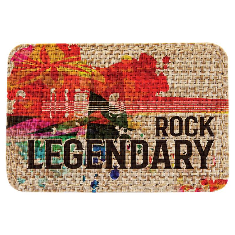 Set Von 10 Leeren, Rustikalen Sackleinen-stil Rechteck-Patches Für Sublimation Mit Klebstoff, Hut-Aufnäher von MrLazer