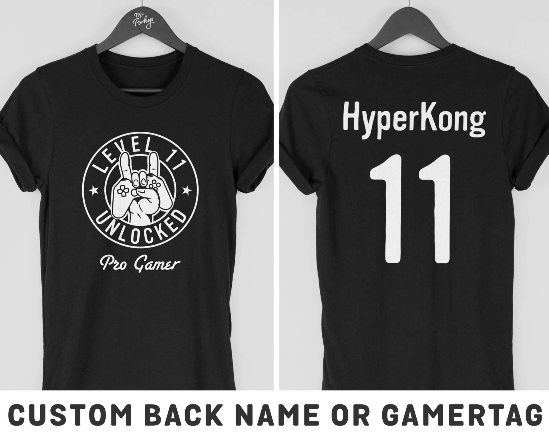 11. Geburtstag T Shirt, Level 11 Freigeschaltet Party Geschenk, Gamer T-Shirt von MrPorkysGiftShop