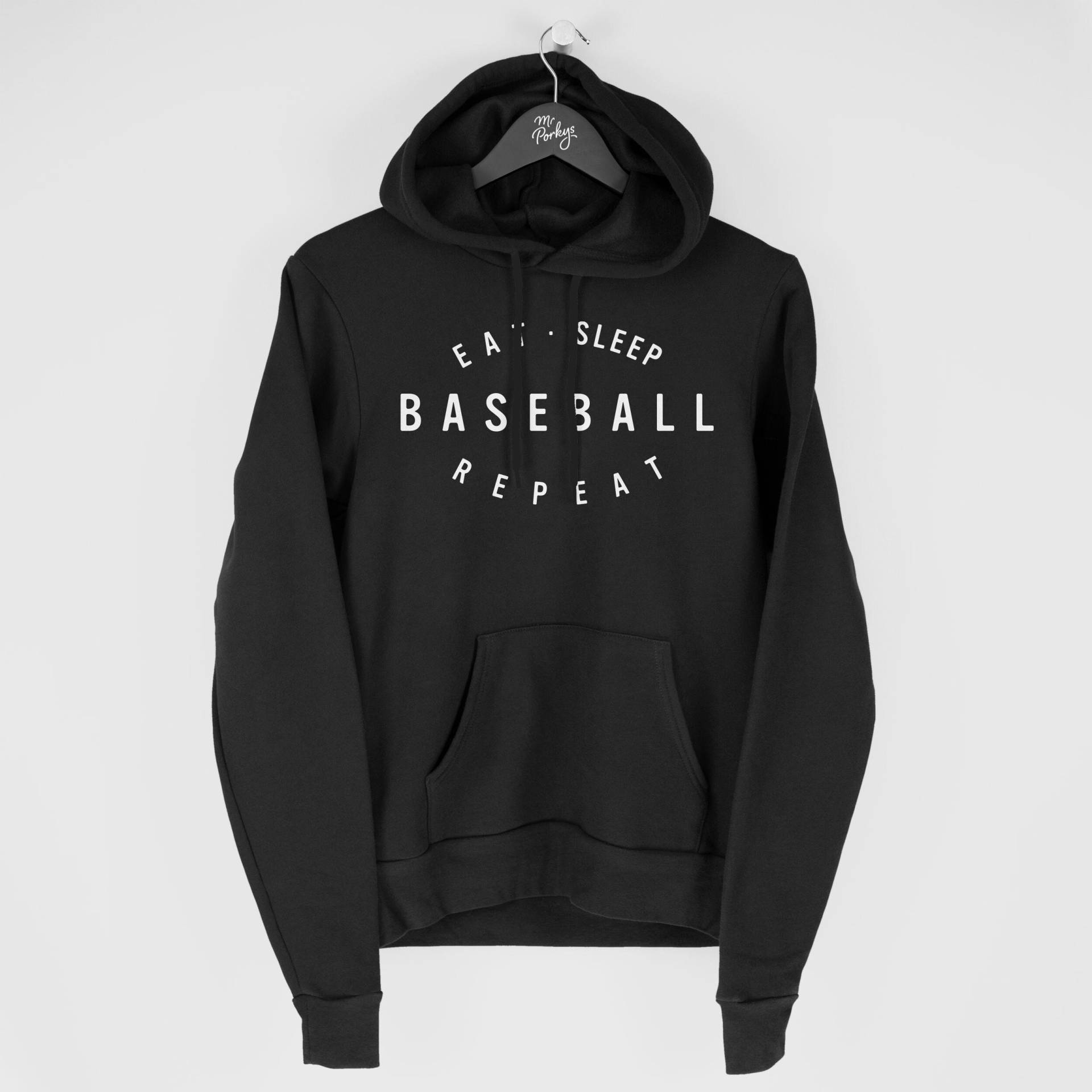 Baseball Hoodie, Geschenk, Eat Sleep Coach Geschenk von MrPorkysGiftShop