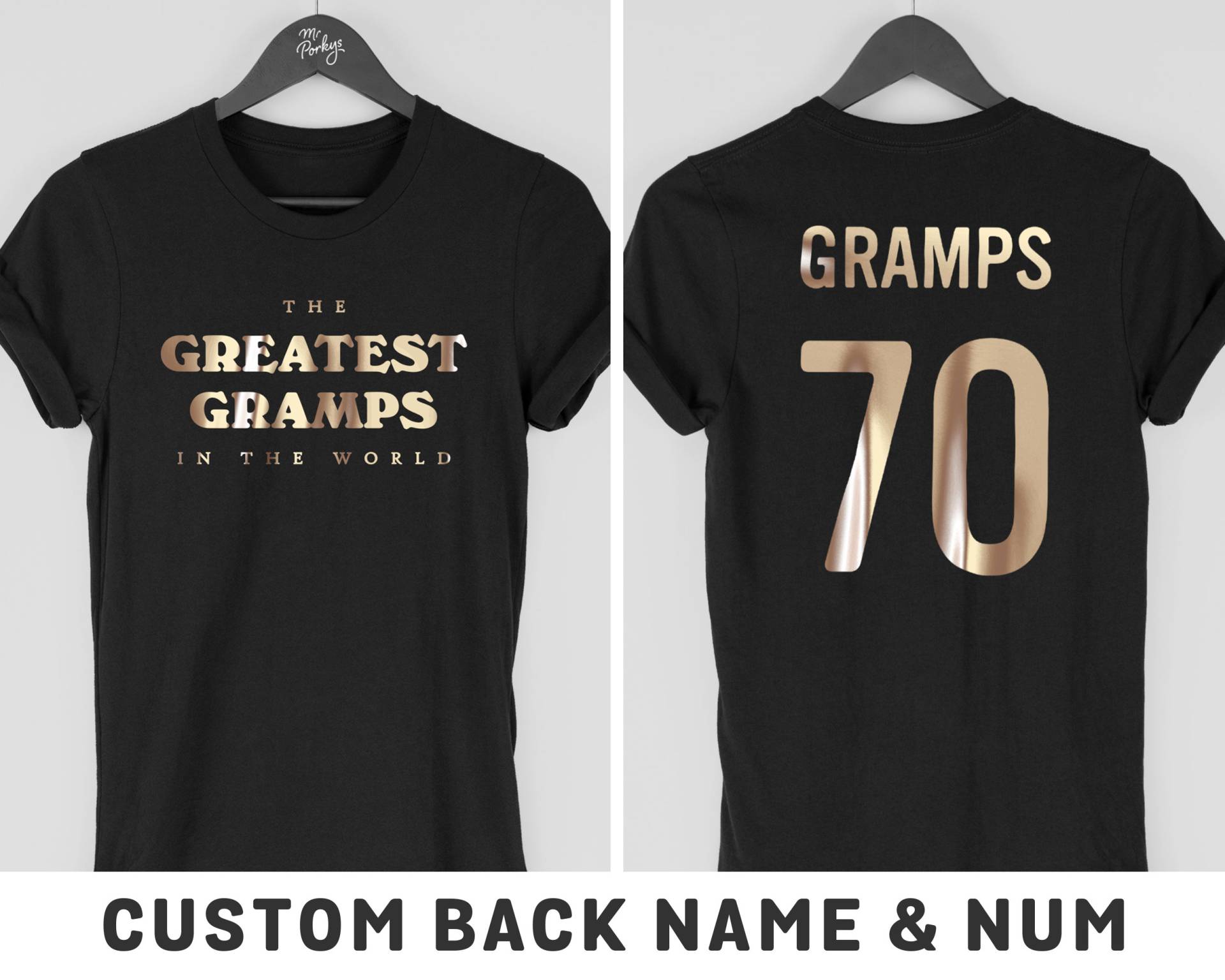 Das Größte Opa Der Welt T-Shirt, Geburtstagsgeschenk Für Opas, T-Shirt Geburtstags-Shirt von MrPorkysGiftShop