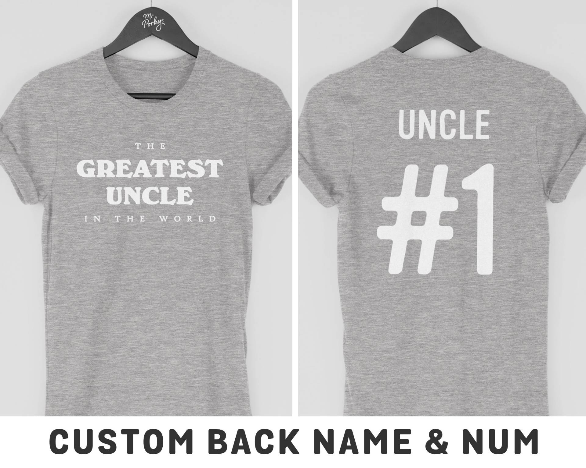 Der Größte Onkel Der Welt T-Shirt, Geburtstagsgeschenk Für Onkel, T-Shirt Geburtstags-Shirt Vatertags-T-Shirt von MrPorkysGiftShop