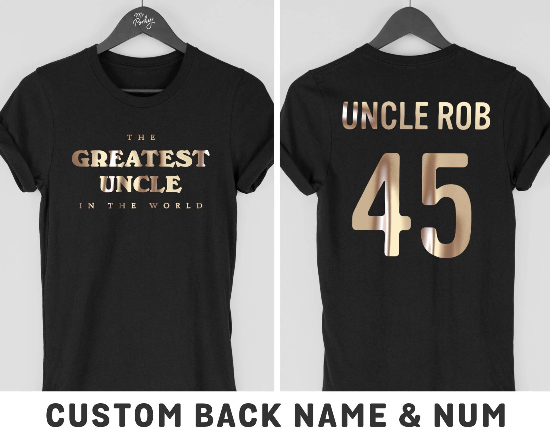 Der Größte Onkel Der Welt T-Shirt, Geburtstagsgeschenk Für Onkel, T-Shirt Geburtstags-Shirt Vatertags-T-Shirt von MrPorkysGiftShop