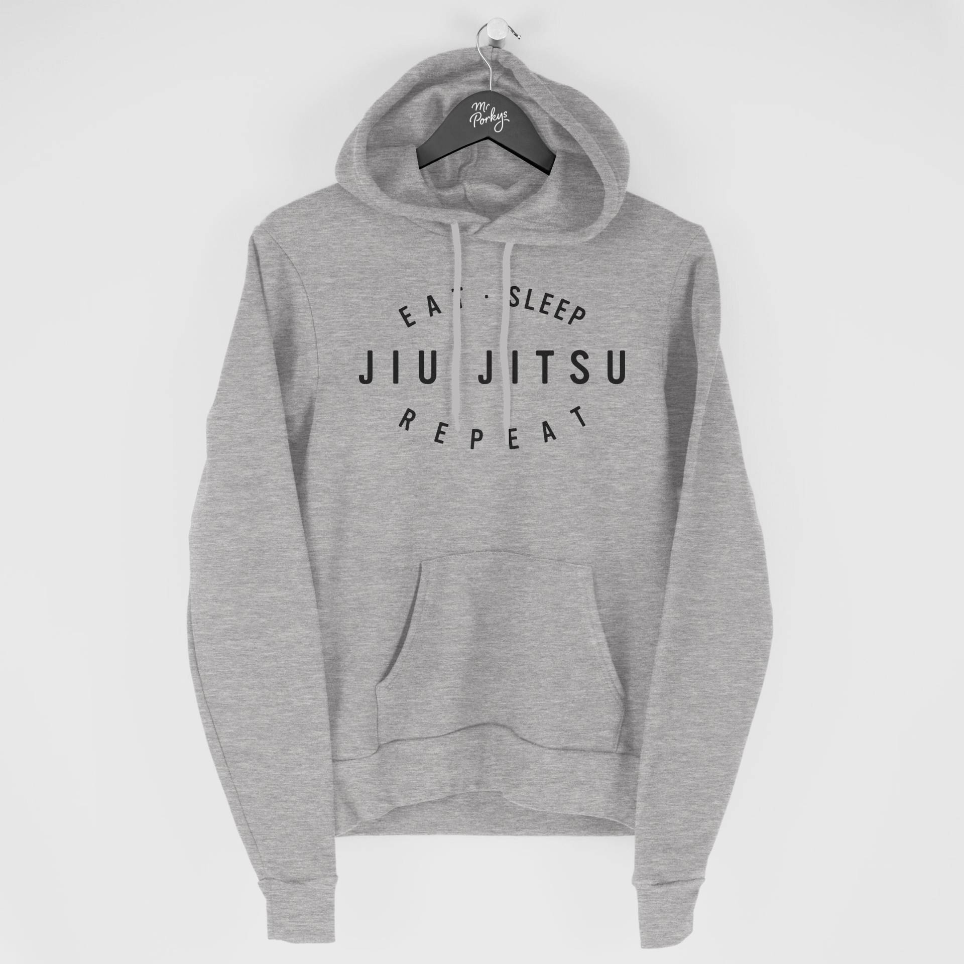 Jiu Jitsu Hoodie, Geschenk, Eat Sleep Hoodie von MrPorkysGiftShop