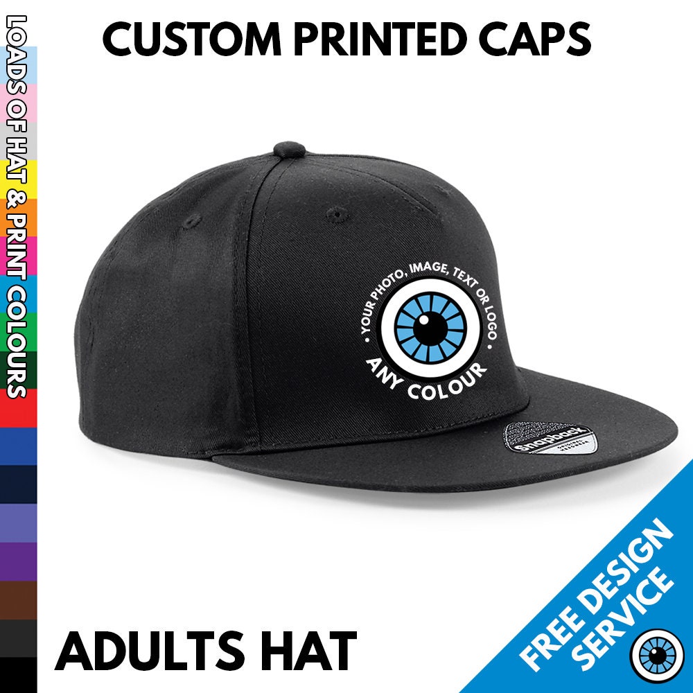 Benutzerdefinierte Bedruckte Baseball Rapper Mütze - Ihr Design Bild Text Fotodruck Personalisiertes Geschenk Business Trainer Caps von MrTsShirts