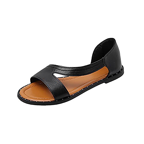 Mrat Keilsandalen für Damen, Schwarz , 36.5 EU von Mrat