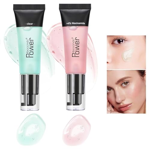 Mrettick 2 Farben primer face makeup, Hydrating Face Primer, Hydrating Face Primer auf Gelbasis, Primer Gesichts-Make-up zum Glätten der Haut, griffiges Make-up, spendet Feuchtigkeit Mrettick 2 Farben primer face makeup, Hydrating Face Primer, Hydrating Face Primer auf Gelbasis, Primer Gesichts-Make-up zum Glätten der Haut, griffiges Make-up, spendet Feuchtigkeit von Mrettick