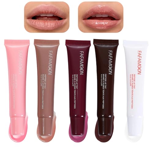 Mrettick 5 Farben Lip Gloss Mirror Lip Glaze, Glänzend Transparent Getönt Aufpolsterndes Lippenöl,Langanhaltend Pflegend Nicht klebend Frisch Klar Glatt Lippenpflege Honig Mrettick 5 Farben Lip Gloss Mirror Lip Glaze, Glänzend Transparent Getönt Aufpolsterndes Lippenöl,Langanhaltend Pflegend Nicht klebend Frisch Klar Glatt Lippenpflege Honig von Mrettick