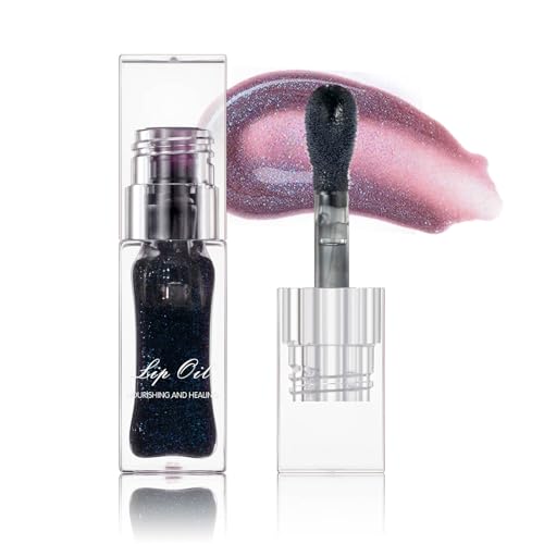 Mrinb Color Changing Lip Oil, Magische Temperatur Farbwechsel Lippenöl, Gelee Lippenstift, Langanhaltend Farbveränderndes Lipgloss, Moisturizing Lippenöl, Pflegend, Glänzend Mrinb Color Changing Lip Oil, Magische Temperatur Farbwechsel Lippenöl, Gelee Lippenstift, Langanhaltend Farbveränderndes Lipgloss, Moisturizing Lippenöl, Pflegend, Glänzend von Mrinb