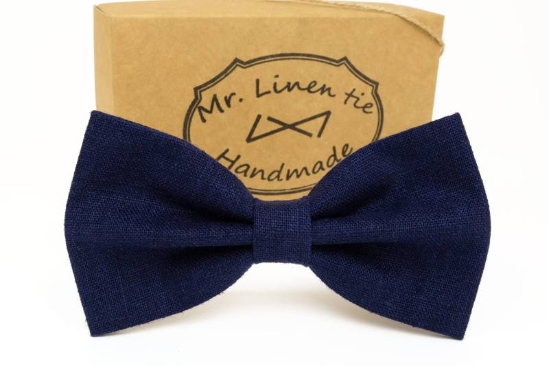 Blaue Fliege.blaue Krawatte.blaue Farbe Krawatte. Cravate Bleu Foncé Bleue Noeud Papillon De Couleur Bleue.dunkelblaue Krawatte.tie von Mrlinentie