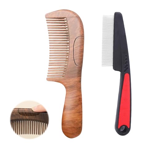 Mrltau 2 Pcs Schuppenkamm, Hohler Zahnkopf Massage Kamm, Scalp Detox Comb, Kopfhaut Kamm, Dandruff Comb, Läusekamm, Geburtskamm, Kamm Frauen Männer, Haarkamm für Schuppenflechte Kopfhaut Mrltau 2 Pcs Schuppenkamm, Hohler Zahnkopf Massage Kamm, Scalp Detox Comb, Kopfhaut Kamm, Dandruff Comb, Läusekamm, Geburtskamm, Kamm Frauen Männer, Haarkamm für Schuppenflechte Kopfhaut von Mrltau