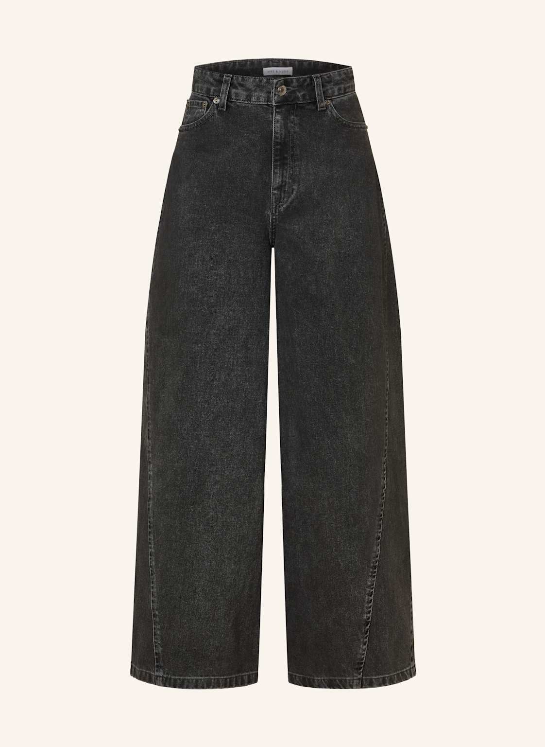 Mrs & Hugs Barrel Jeans schwarz von Mrs & HUGS