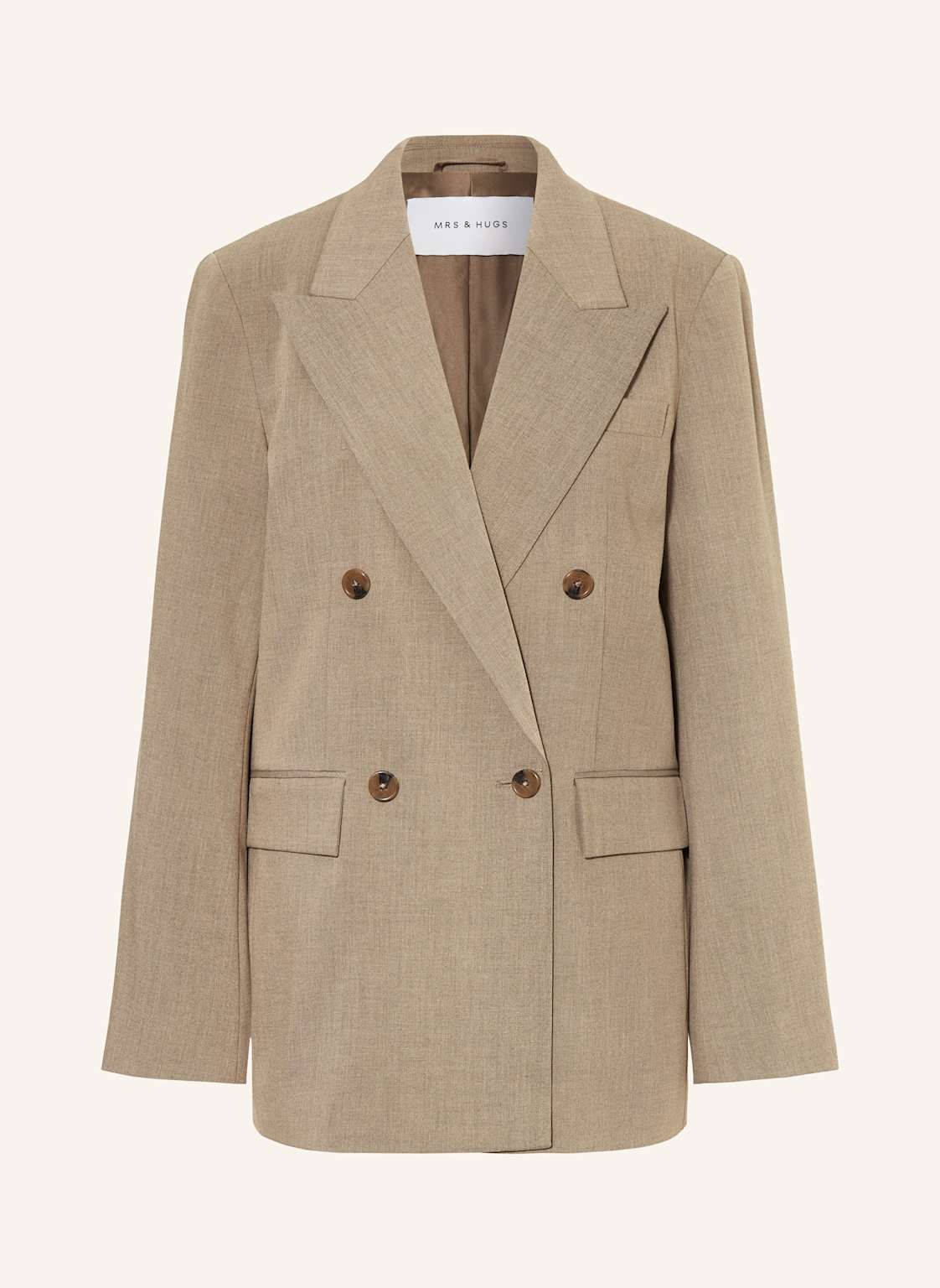 Mrs & Hugs Blazer beige von Mrs & HUGS