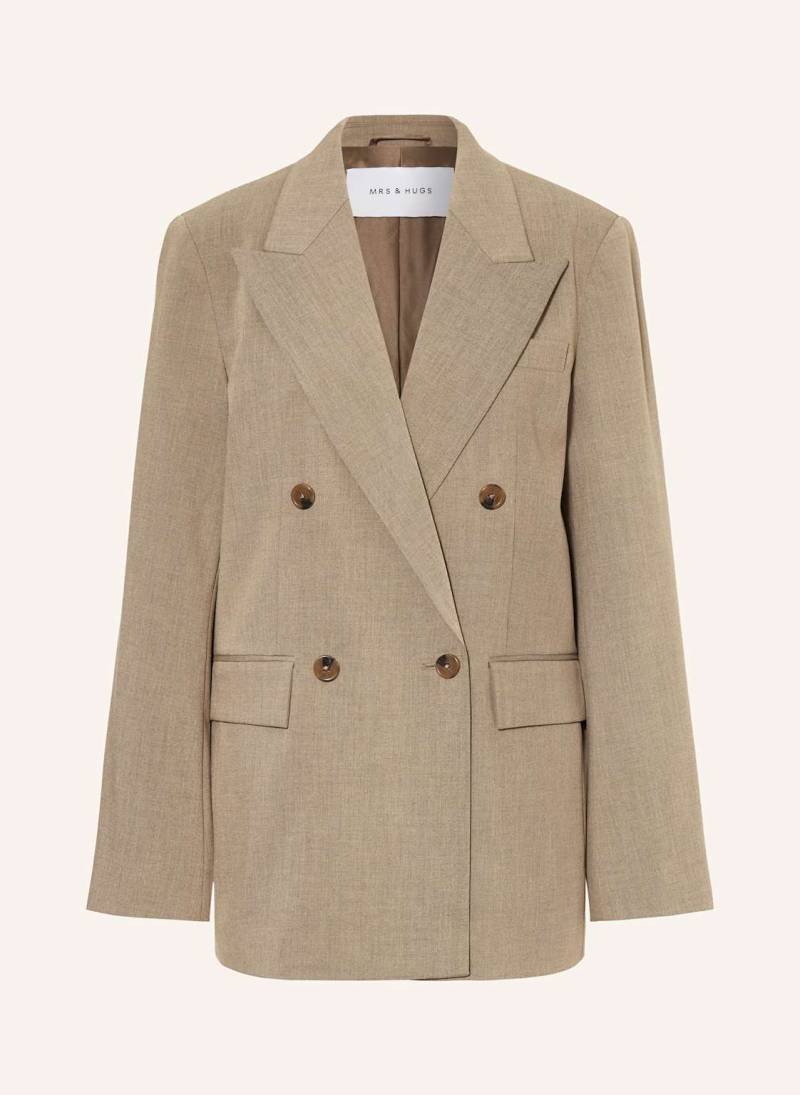 Mrs & Hugs Blazer beige von Mrs & HUGS