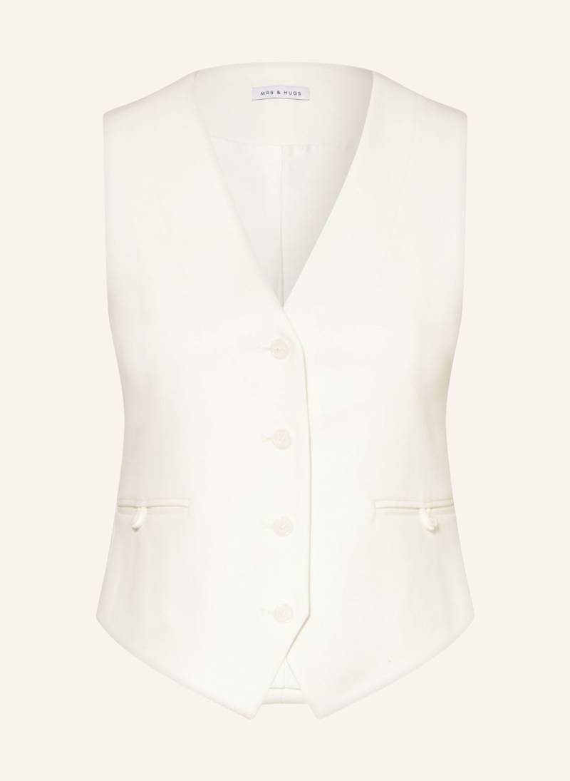 Mrs & Hugs Blazerweste weiss von Mrs & HUGS