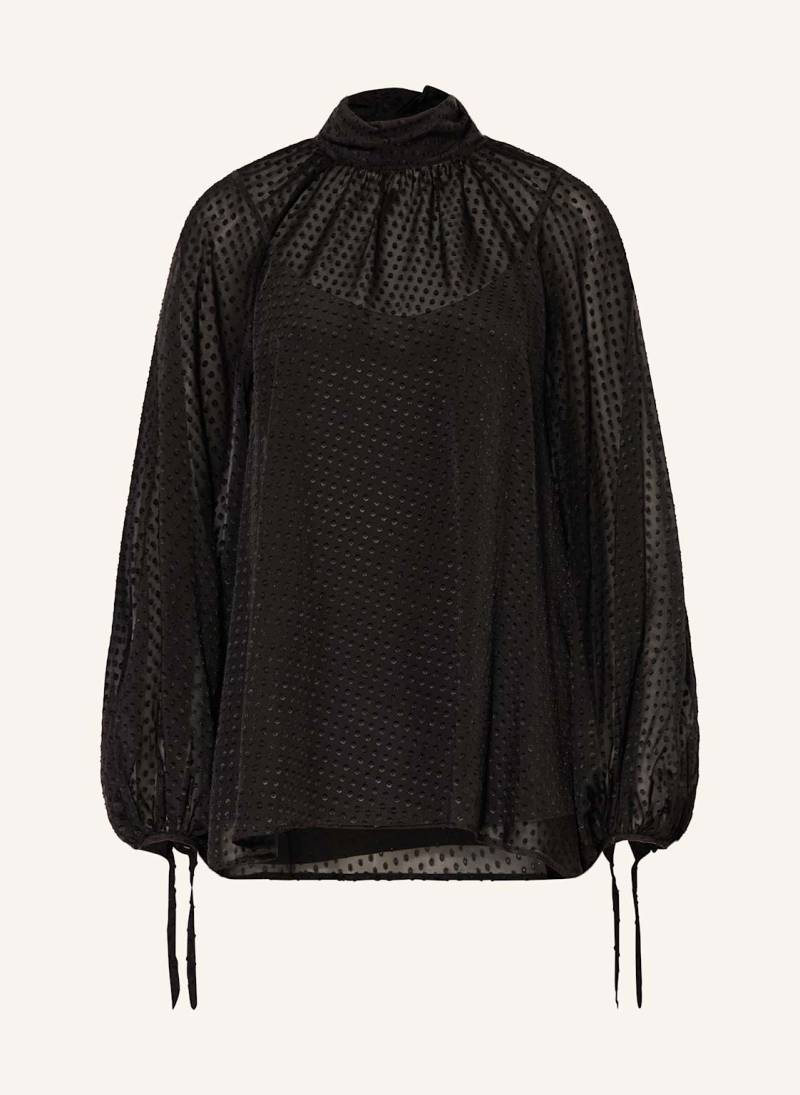 Mrs & Hugs Blusenshirt Aus Seide schwarz von Mrs & HUGS