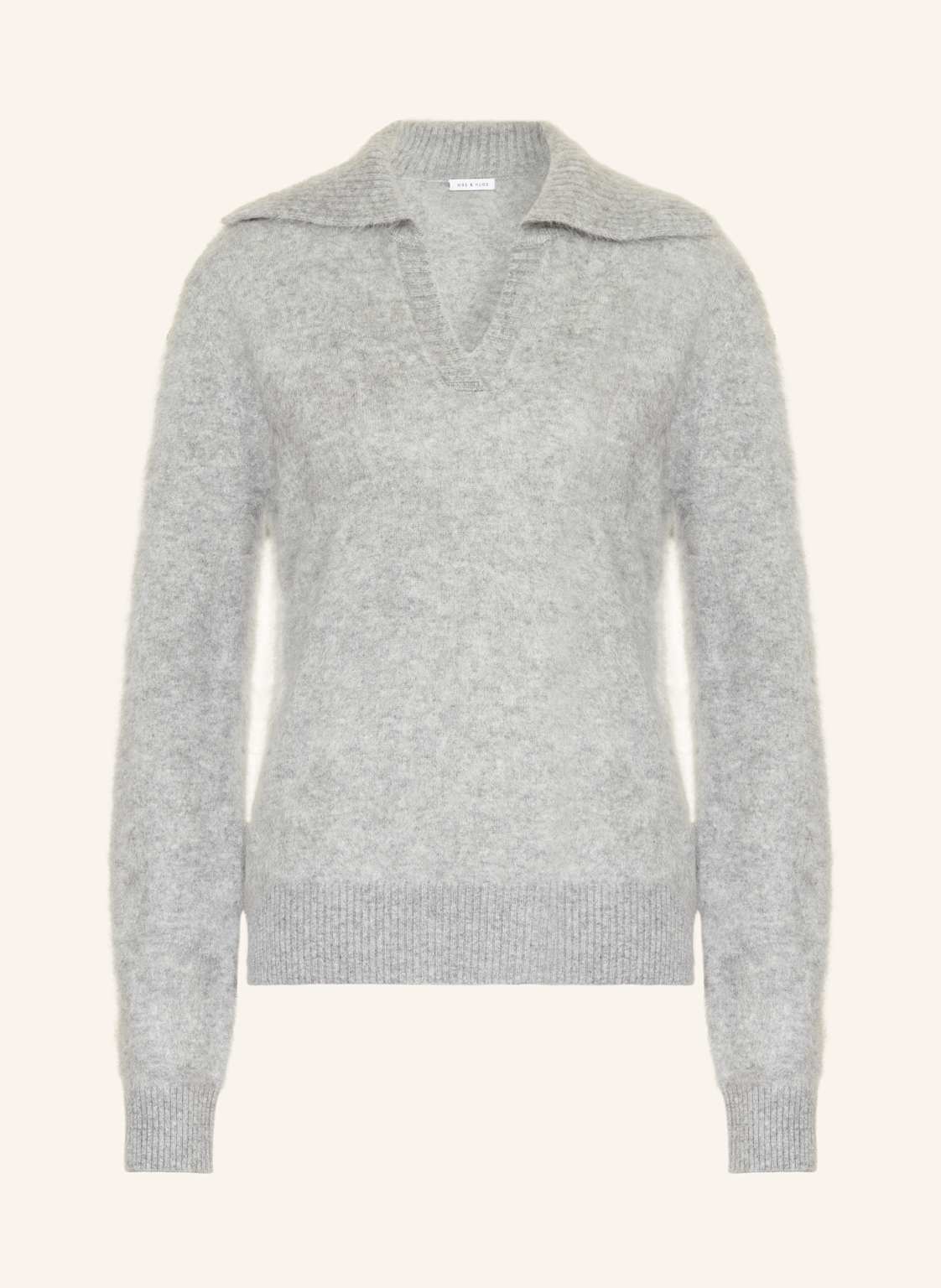 Mrs & Hugs Cashmere-Pullover grau von Mrs & HUGS