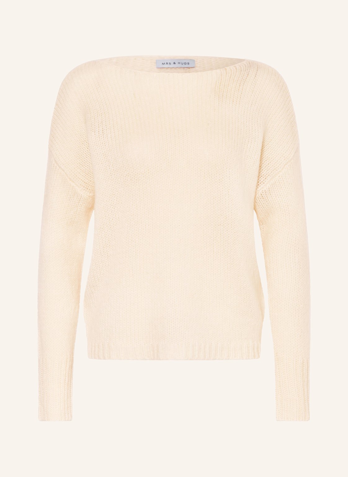 Mrs & Hugs Cashmere-Pullover weiss von Mrs & HUGS