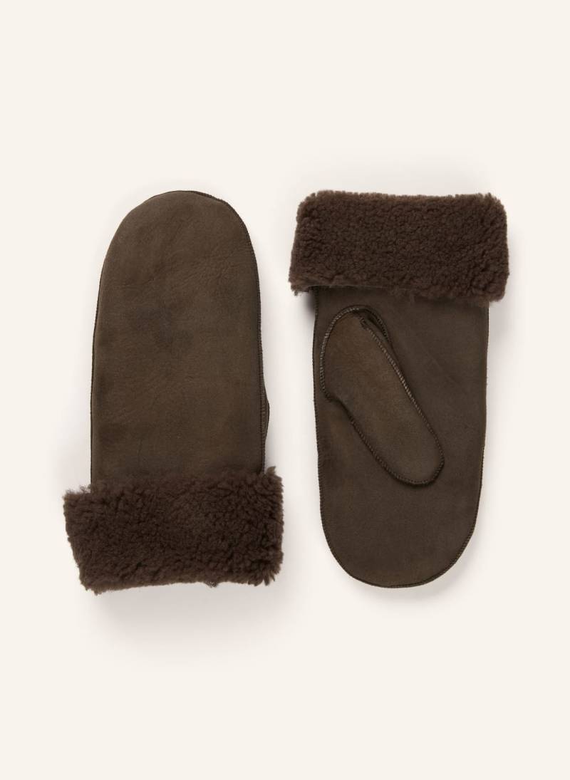 Mrs & Hugs Fäustlinge braun von Mrs & HUGS