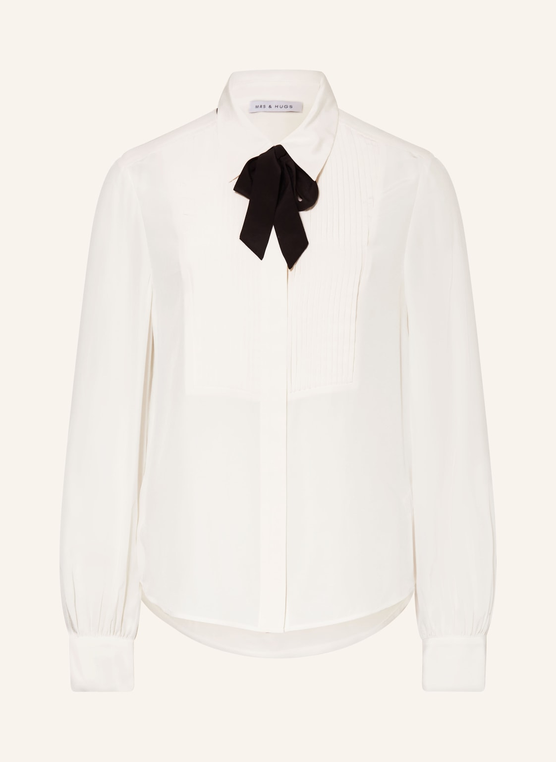 Mrs & Hugs Hemdbluse weiss von Mrs & HUGS