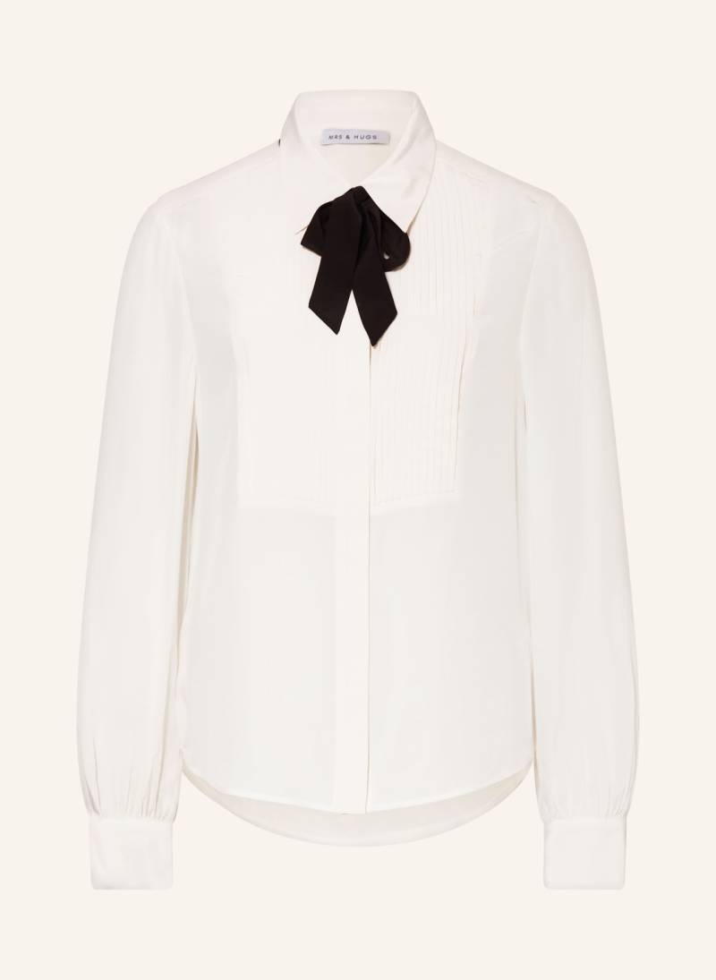 Mrs & Hugs Hemdbluse weiss von Mrs & HUGS