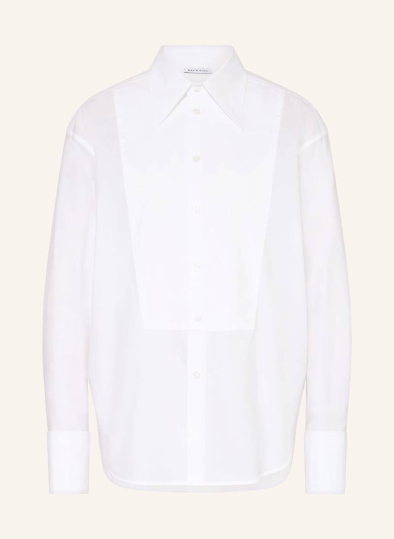 Mrs & Hugs Hemdbluse weiss von Mrs & HUGS