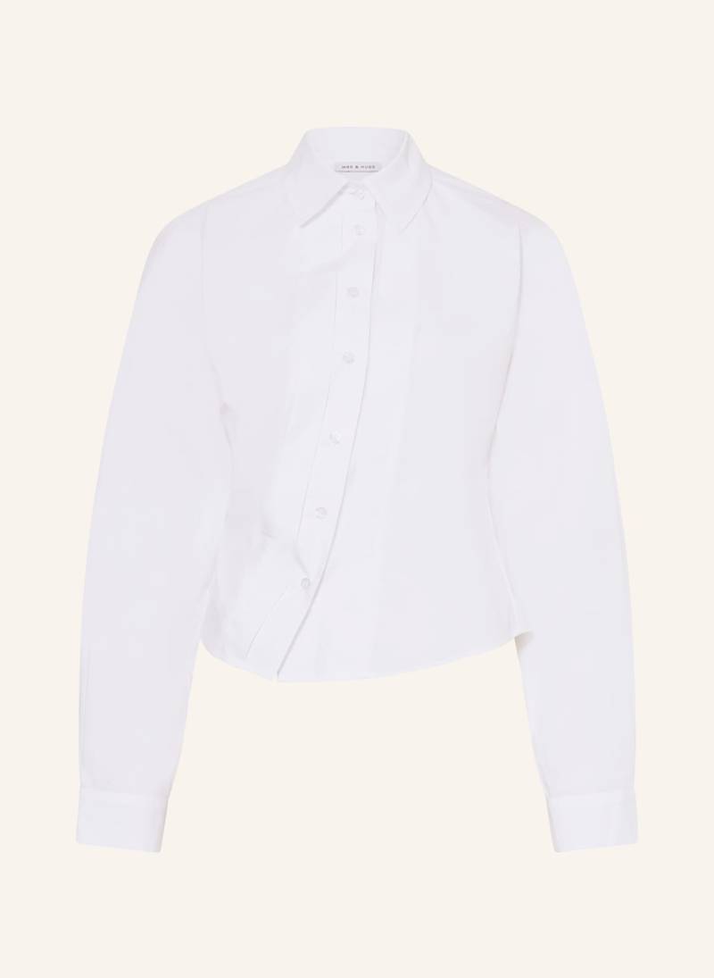 Mrs & Hugs Hemdbluse weiss von Mrs & HUGS