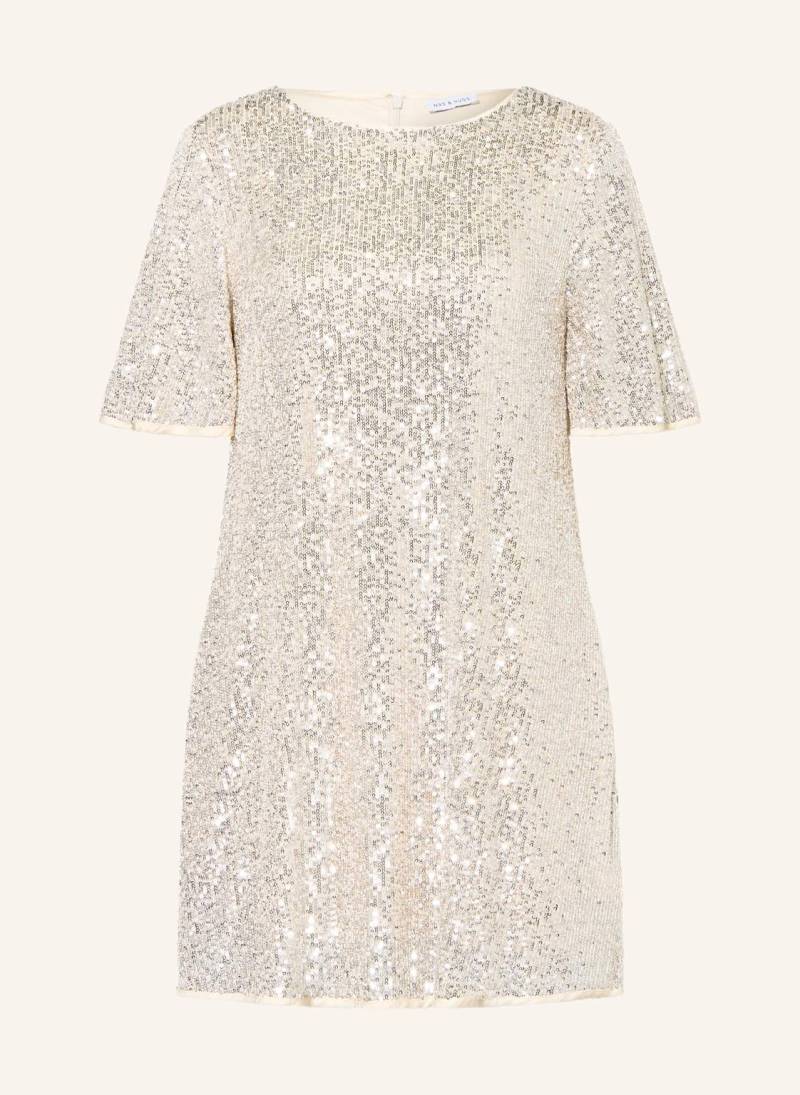 Mrs & Hugs Kleid Mit Pailletten beige von Mrs & HUGS