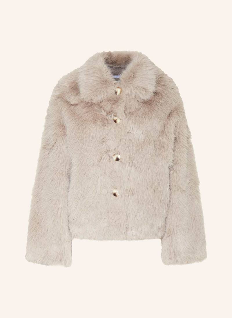 Mrs & Hugs Kunstpelz-Jacke grau von Mrs & HUGS